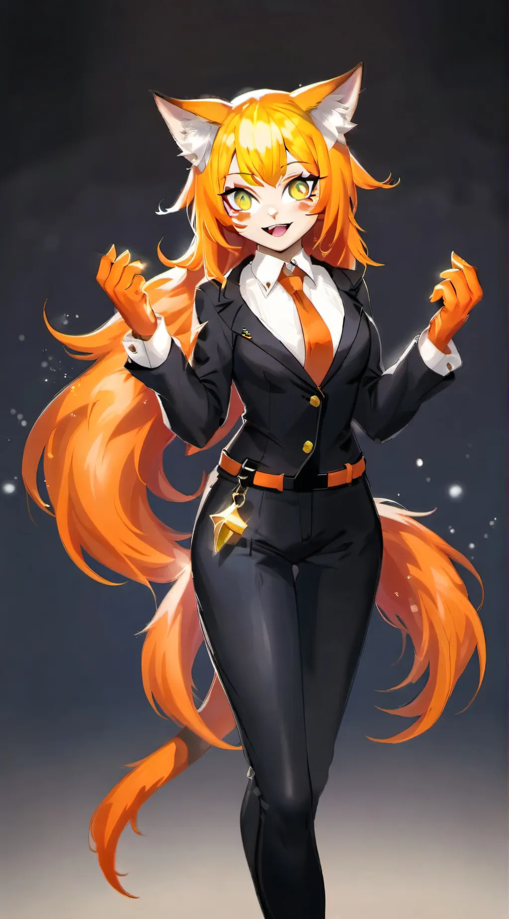 ai character: Luna background