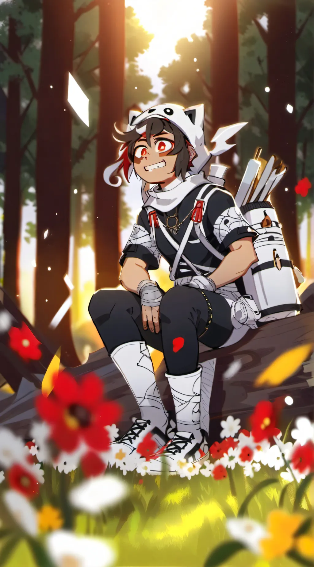 ai character: Monkey mk background