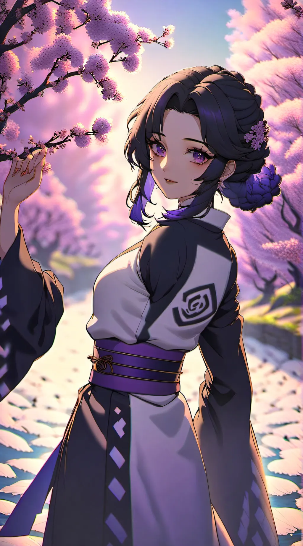 ai character: Shinobu Kocho background