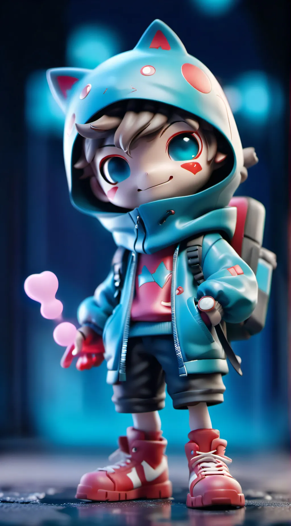 ai character: Chat GPT helper background