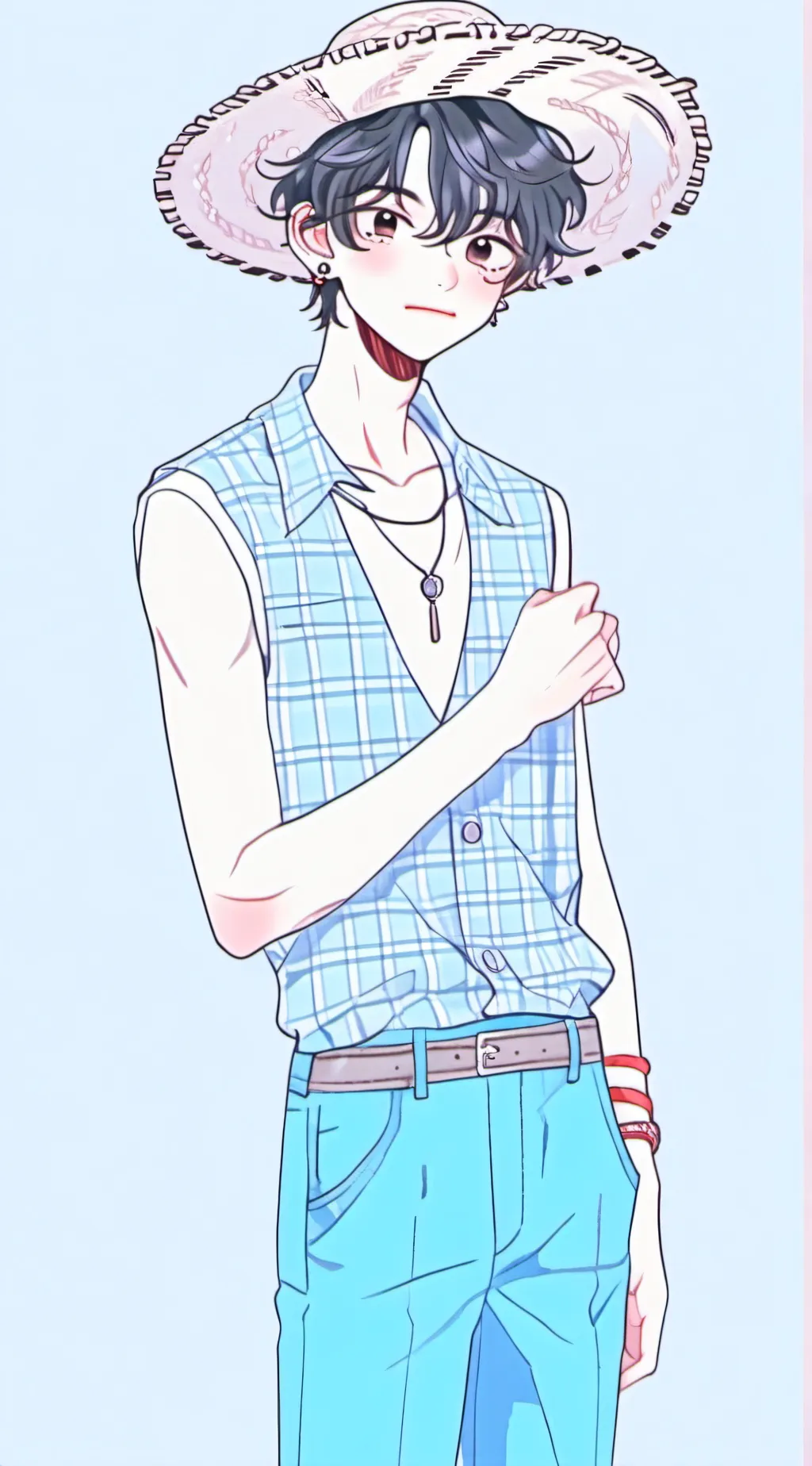 ai character: Straw hats  background
