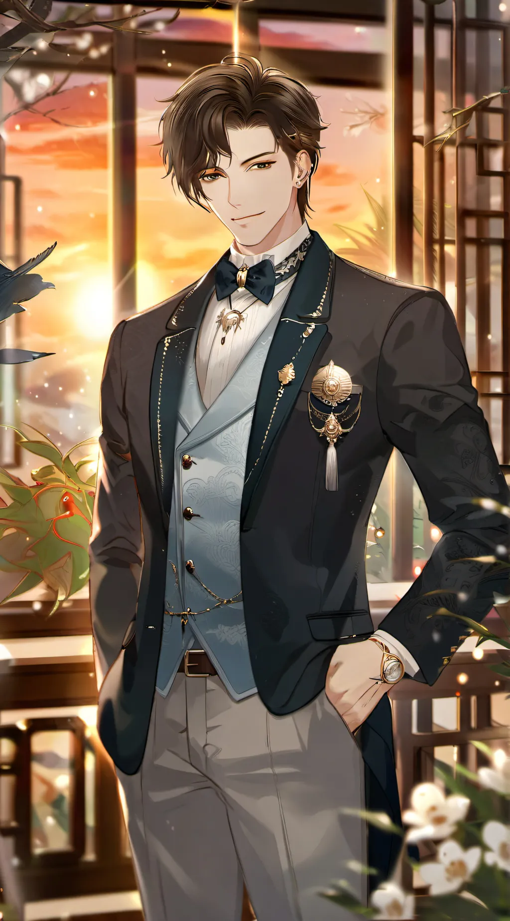 ai character: Damien background