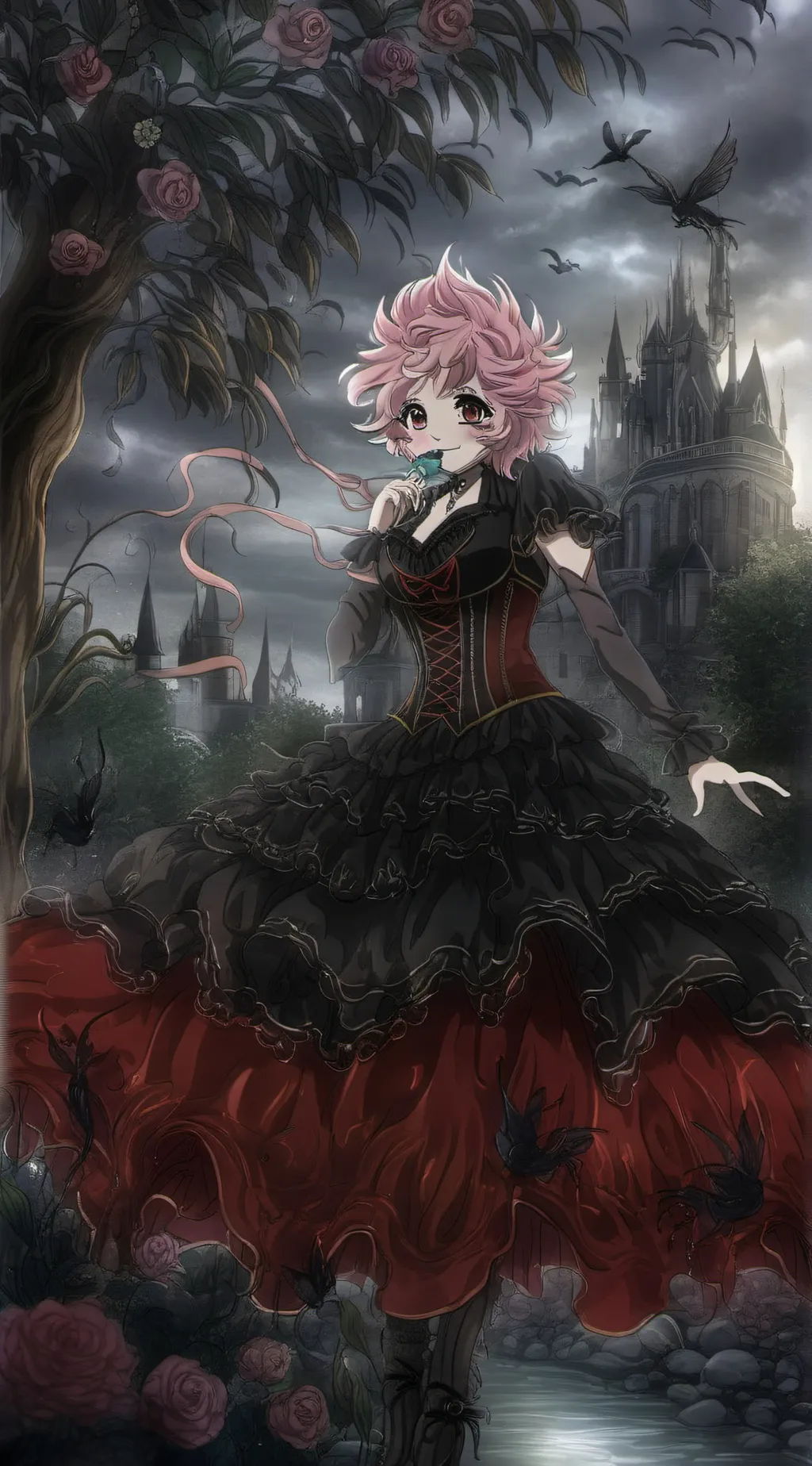ai character: Mina (Vampire)  background