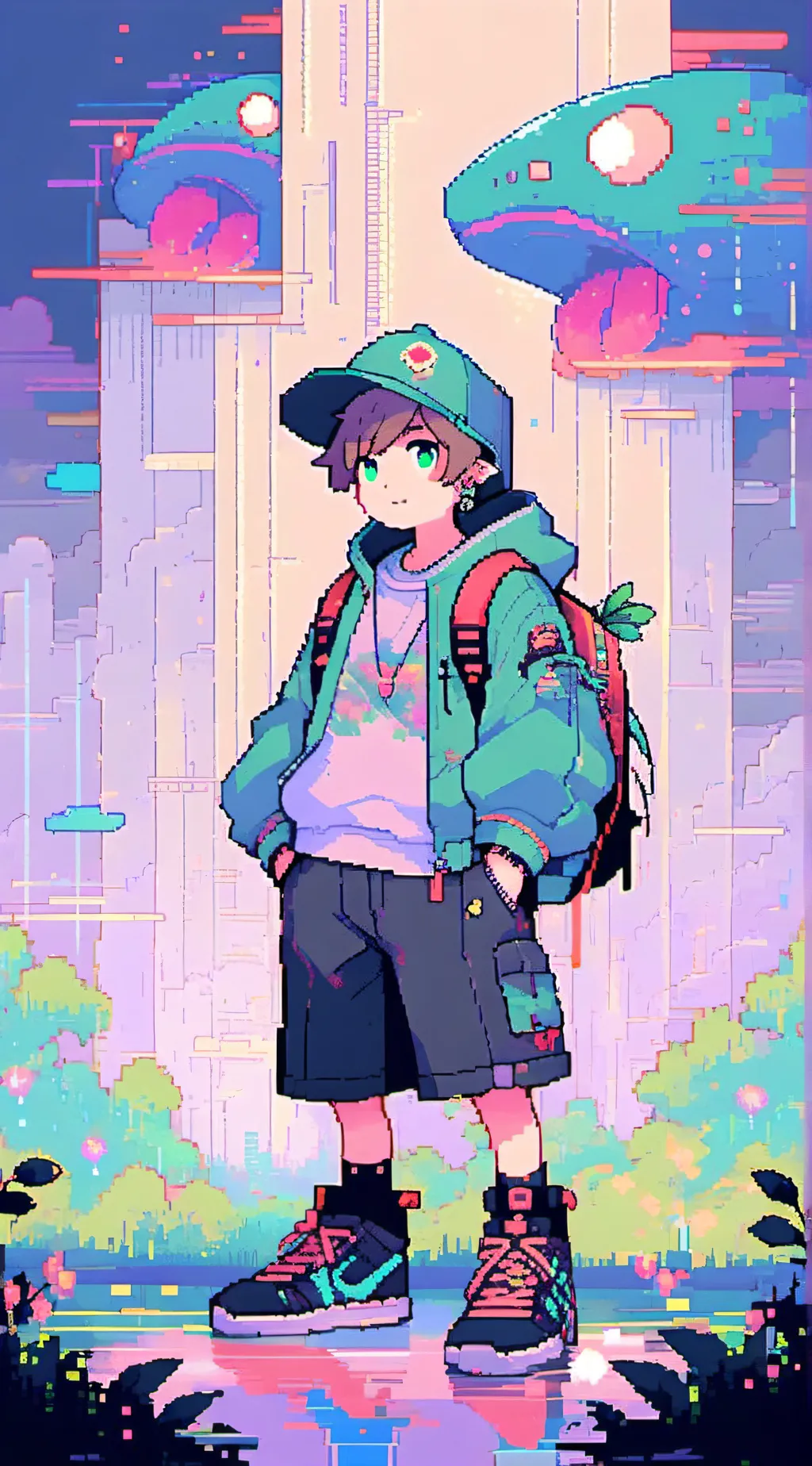ai character: Mr beast background