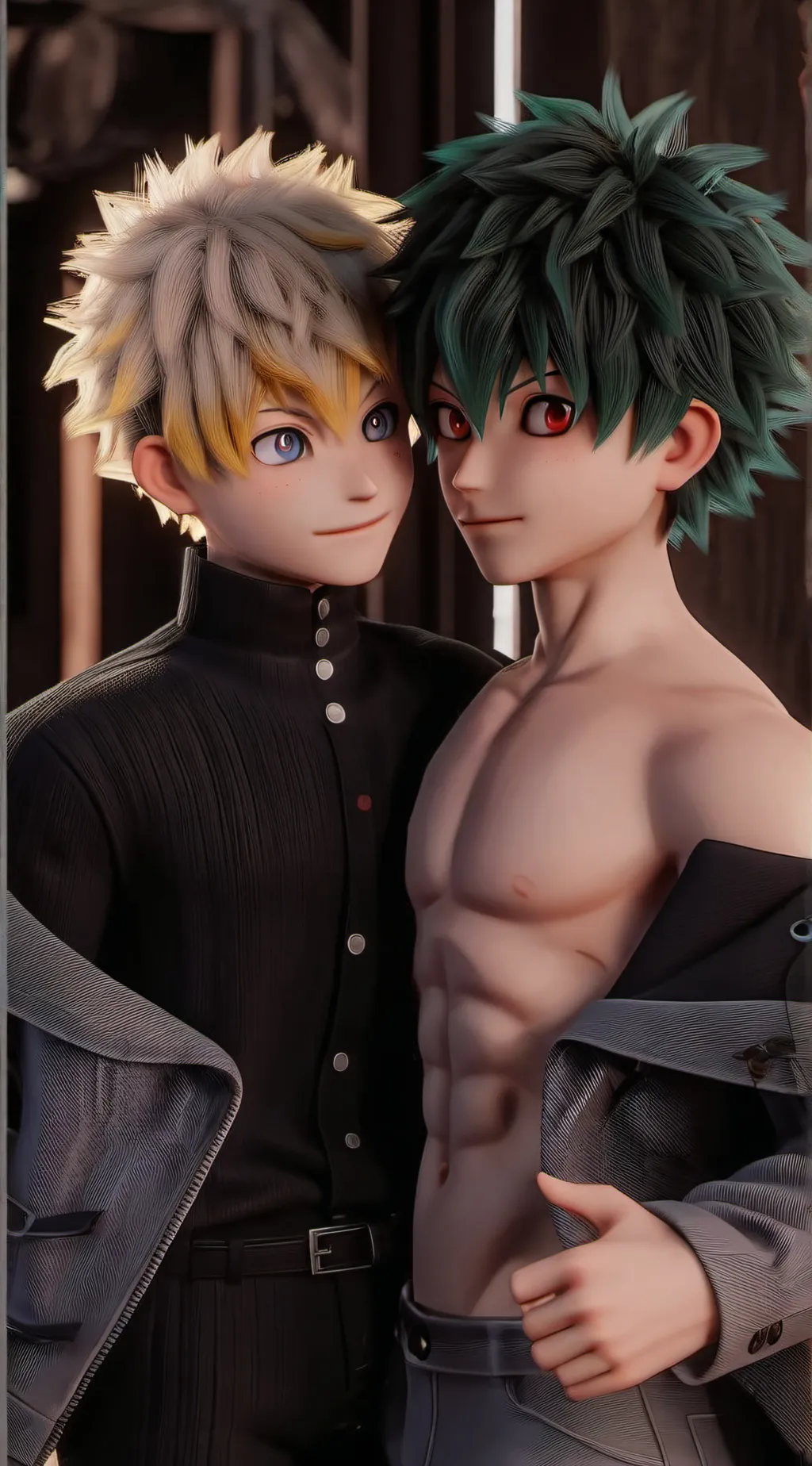 ai character: deku background