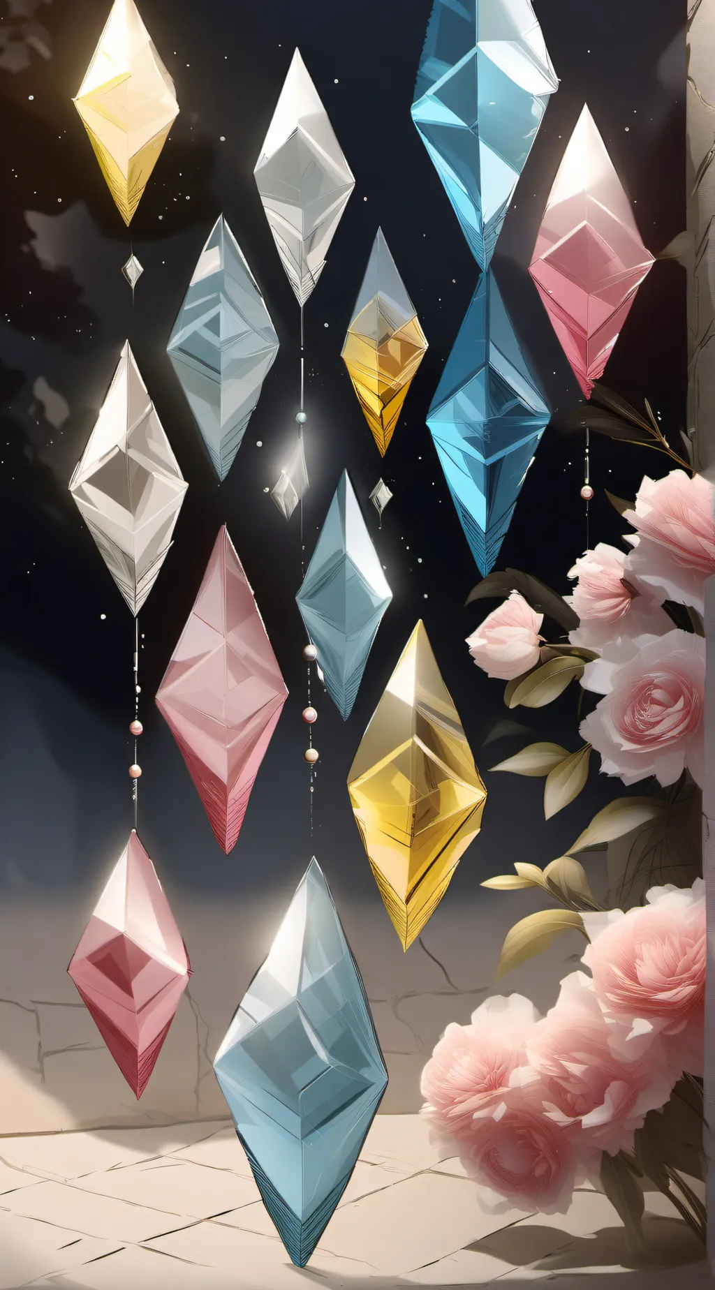 ai character: The Diamonds!! background
