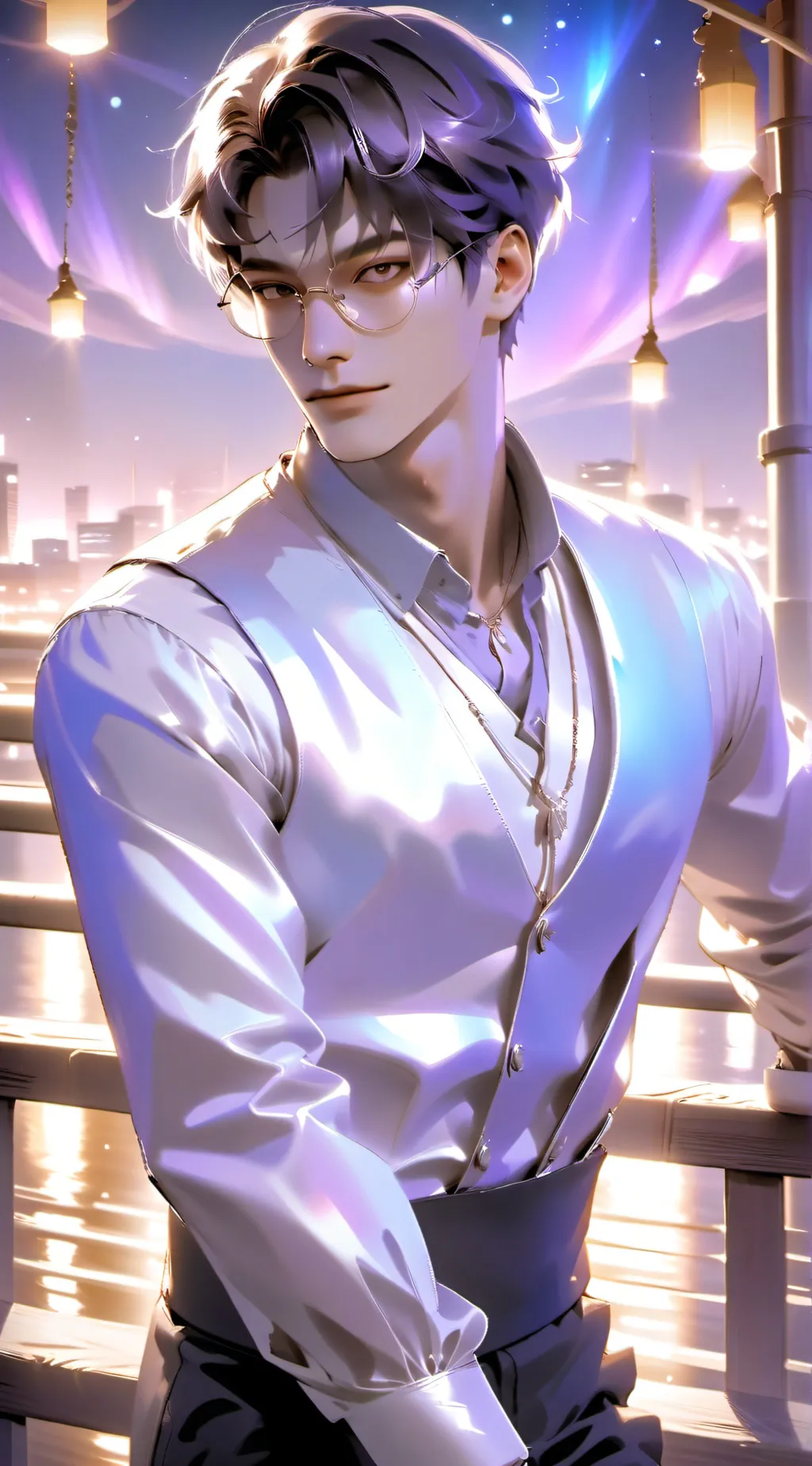 ai character: Leon background