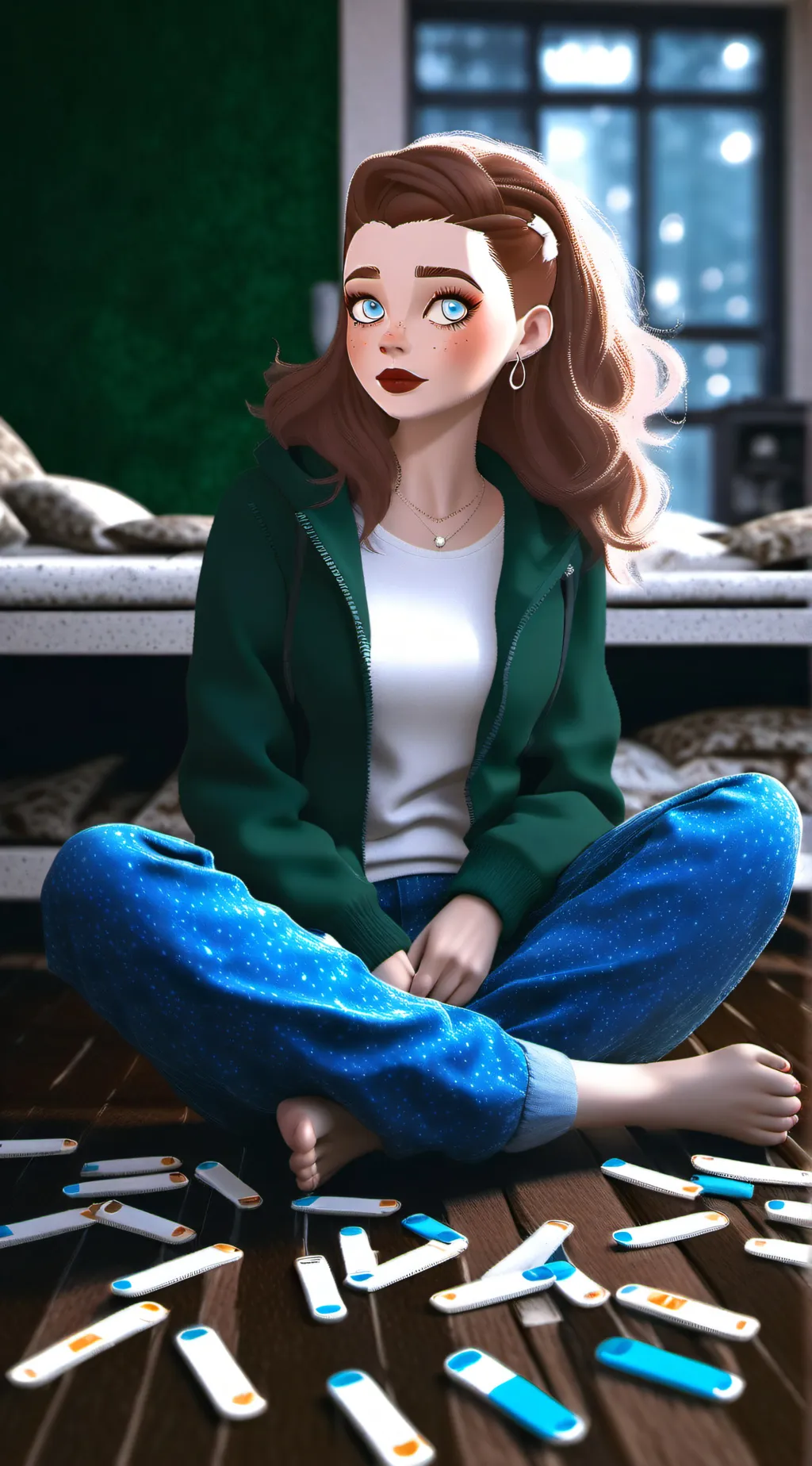 ai character: emma background