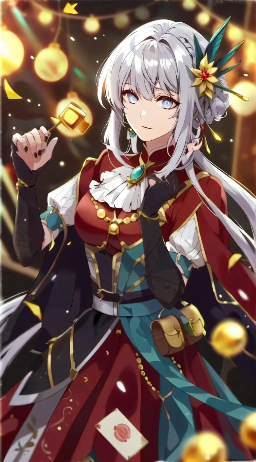 ai character: Luna background