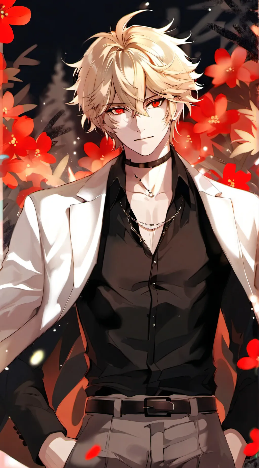 ai character: katsuki bakugo  background