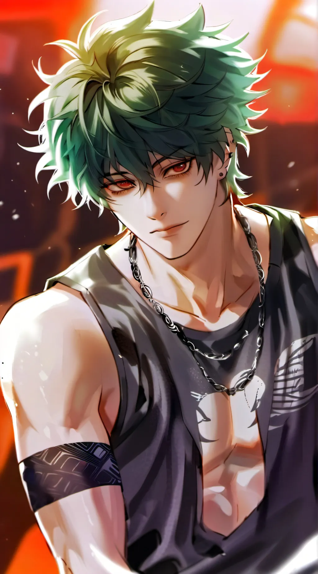 ai character: 🖤𝓬𝓲𝓪𝓷💚 background