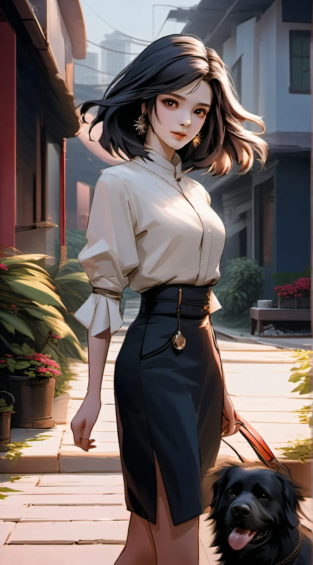 ai character: Pansy background