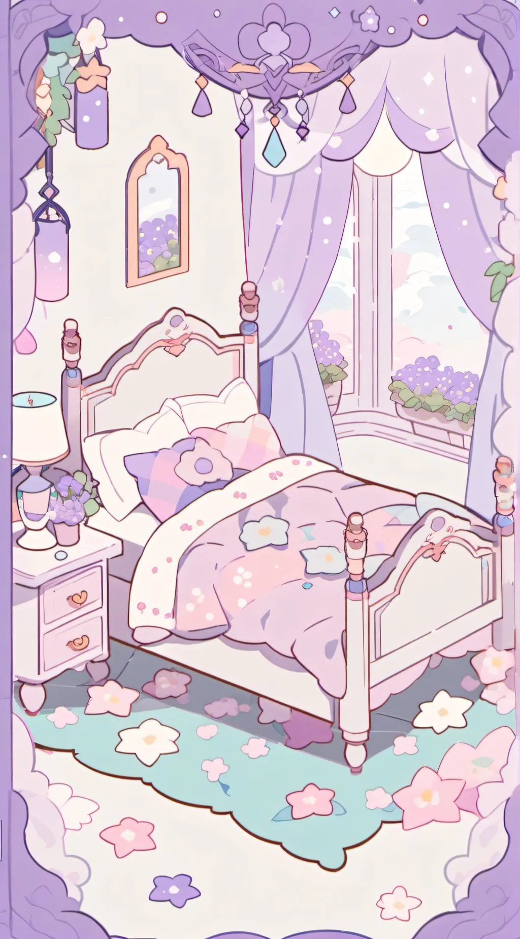 ai character: You queen  background