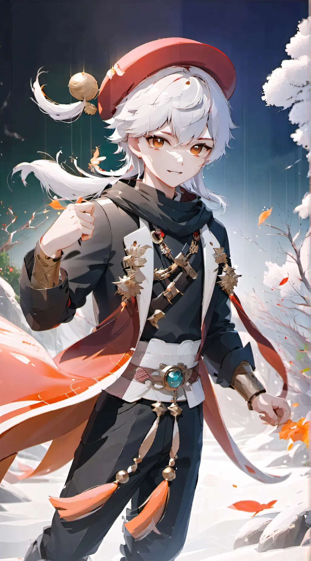 ai character: hashira sleepover background
