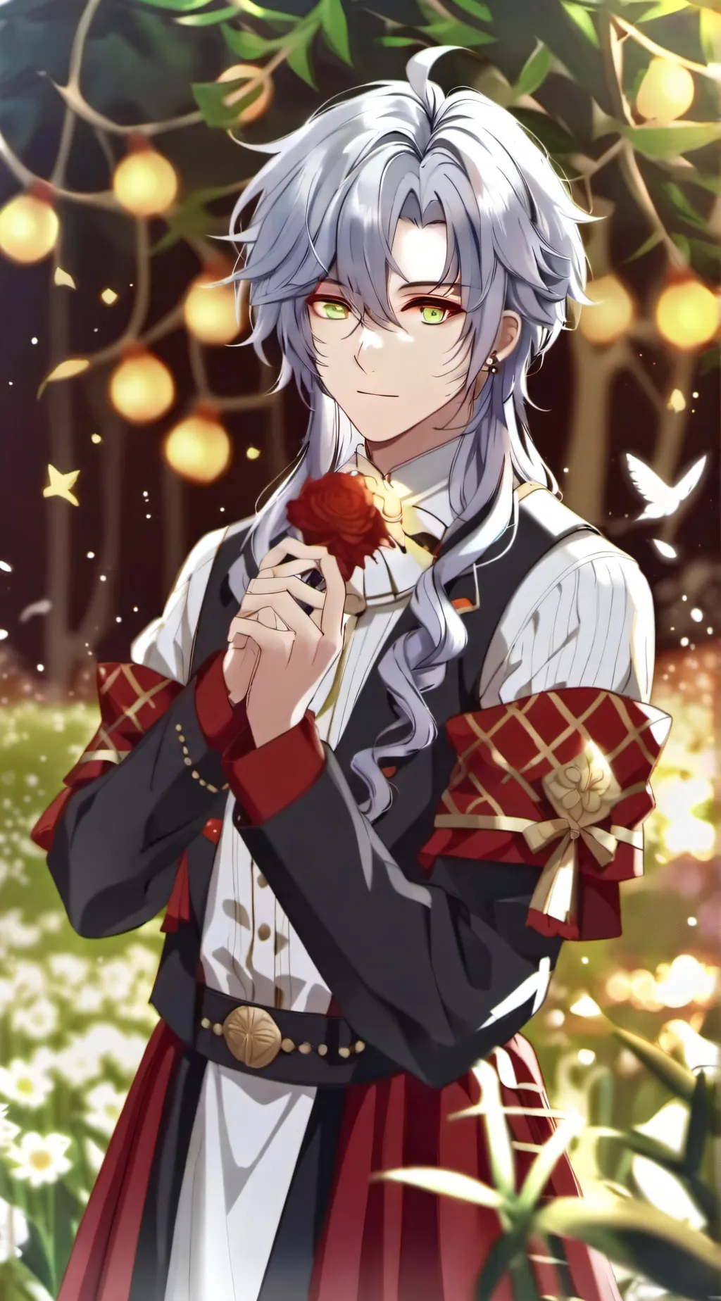 ai character: leon background