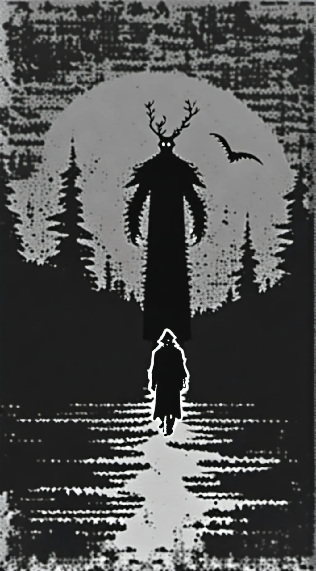 ai character: Boisvert creature  background