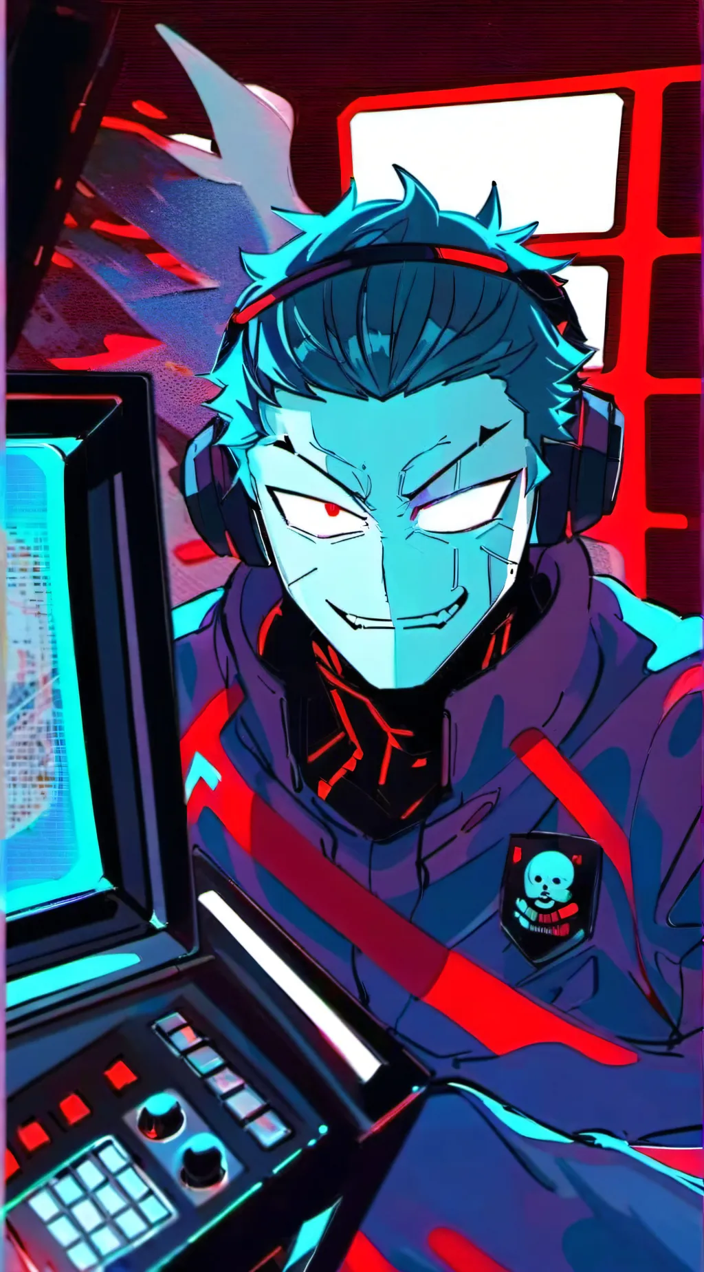 ai character: Vox  background