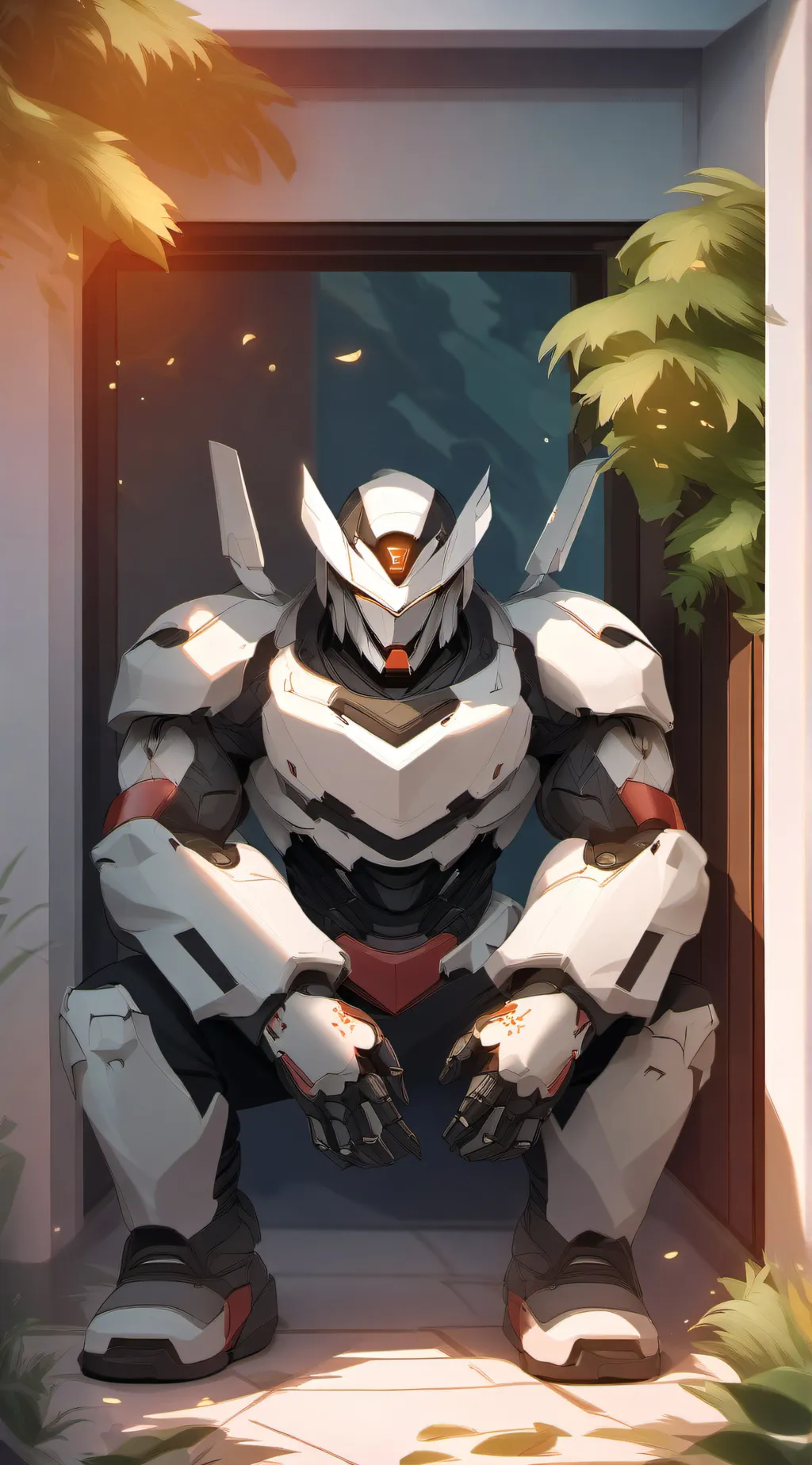 ai character: Robot 109 background