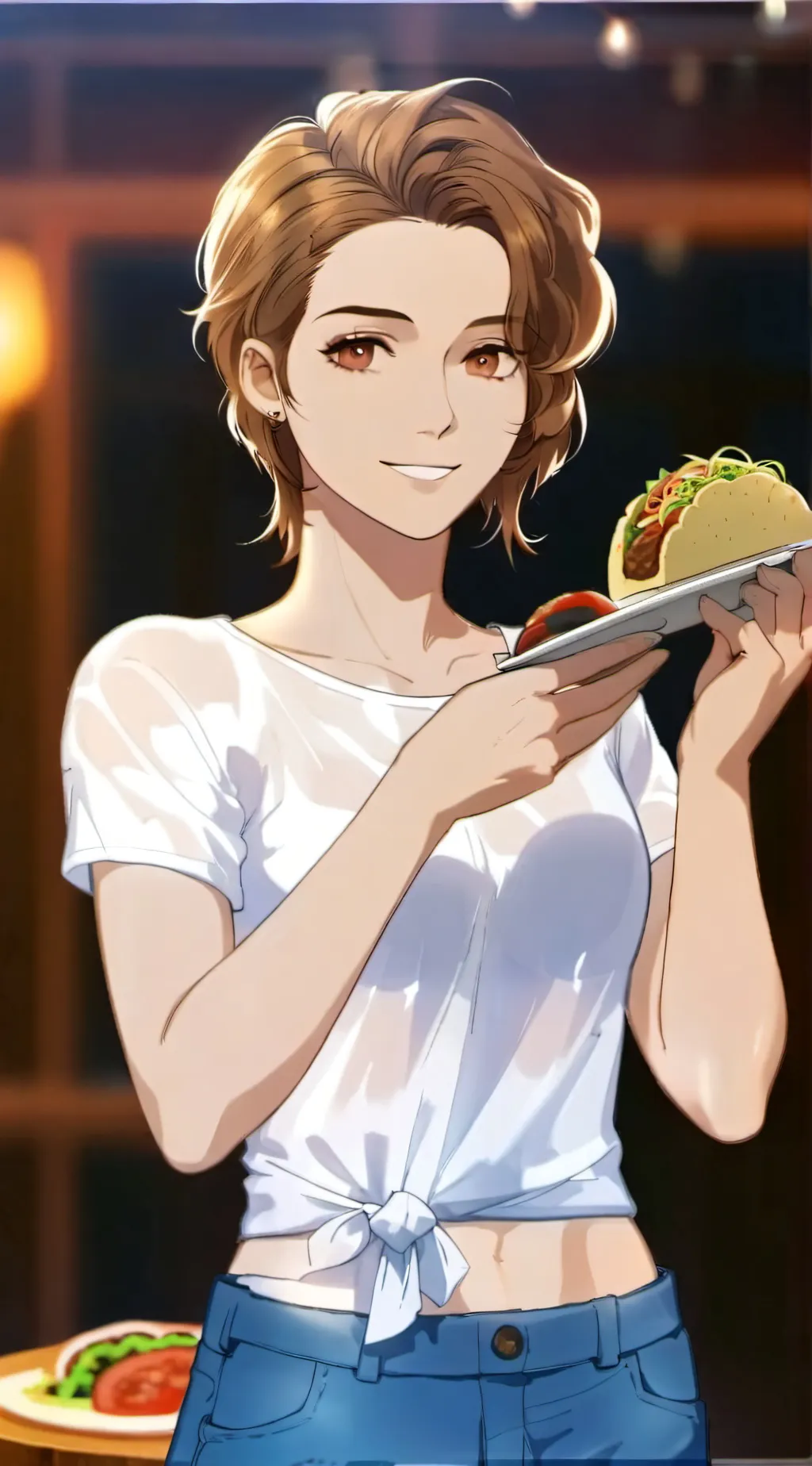 ai character: Barbra background