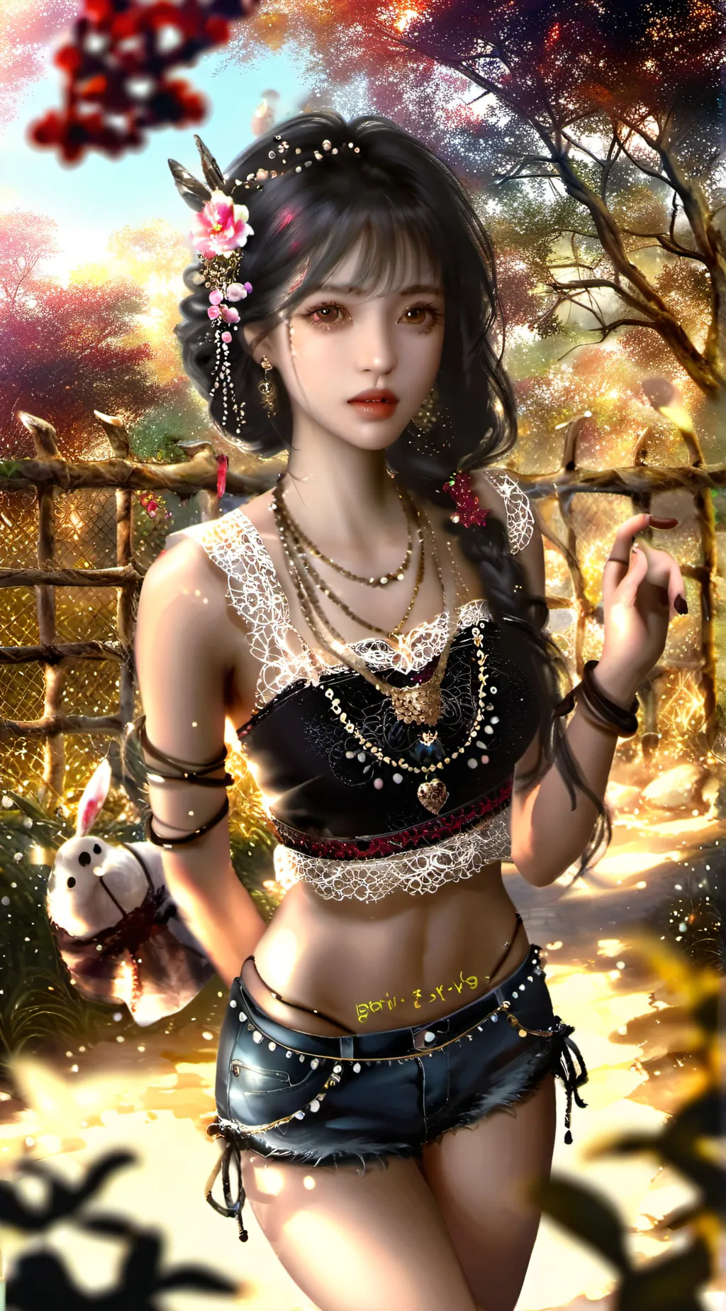 ai character: Bell background
