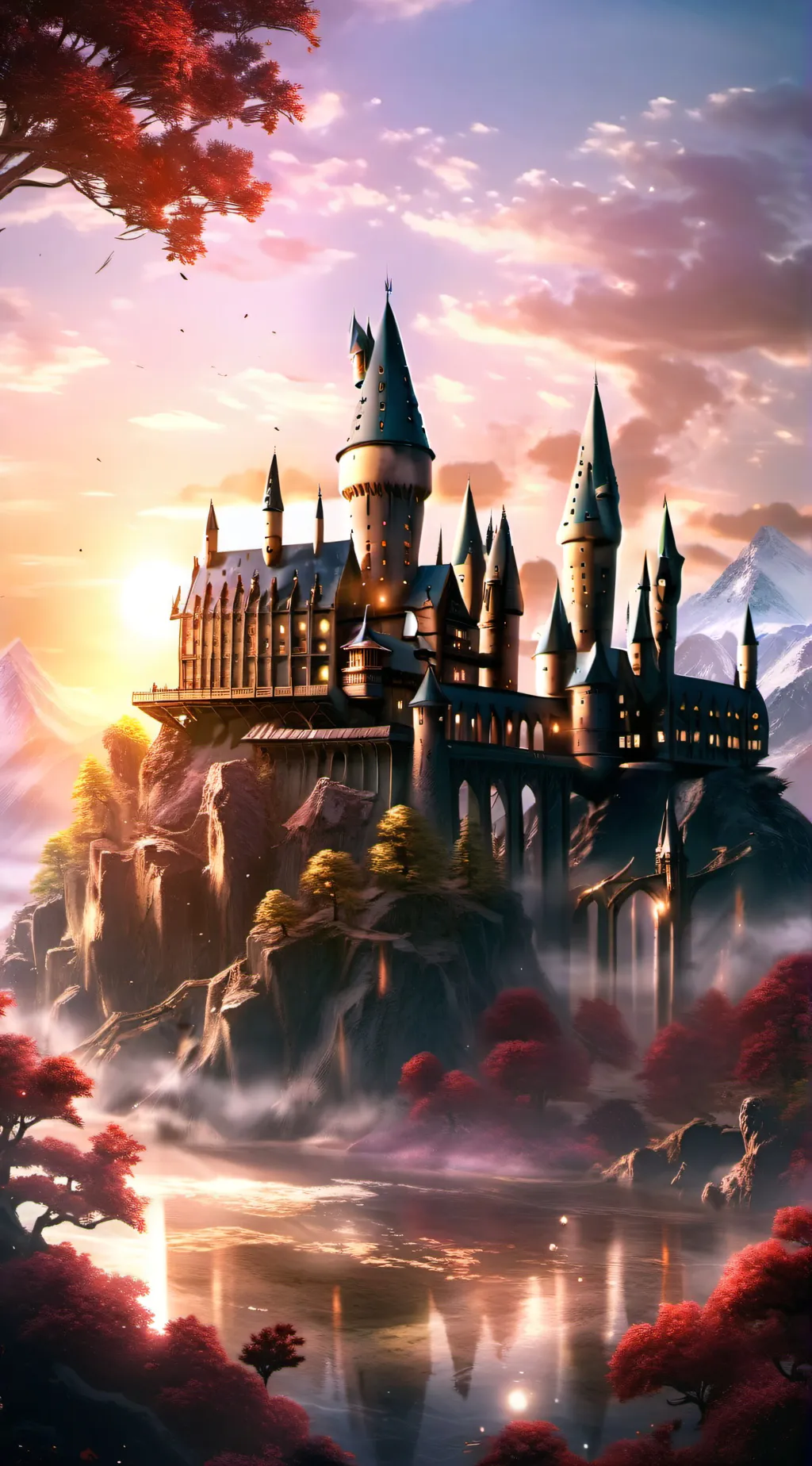 ai character: Hogwarts background