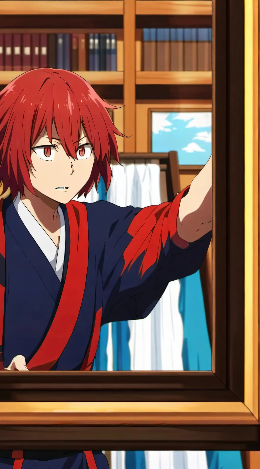 ai character: Eijiro Kirishima background