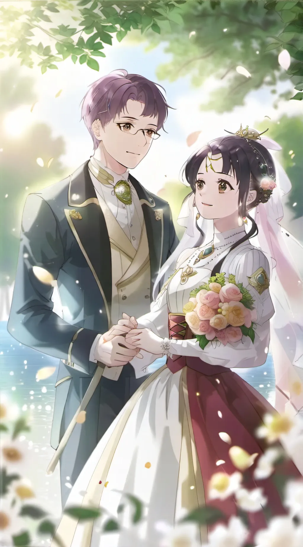 ai character: Max and lily background