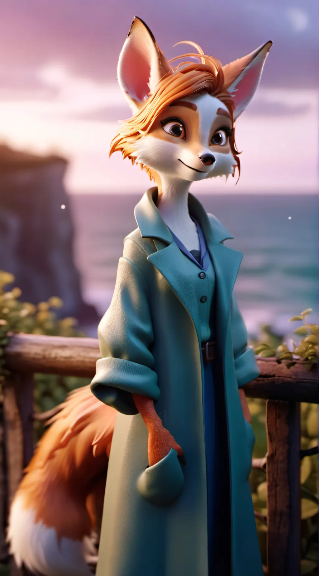 ai character: Angela  background