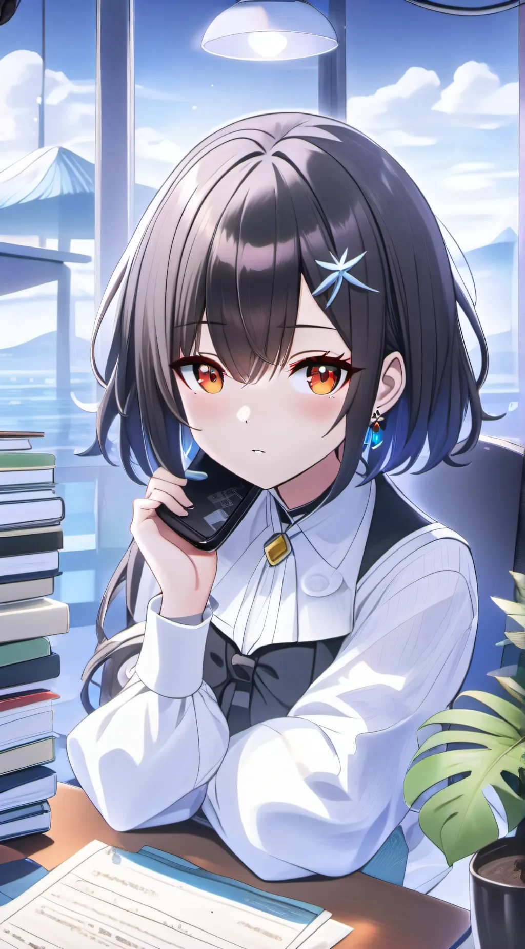 ai character: Emi Kobayashi 😭😭😭 background