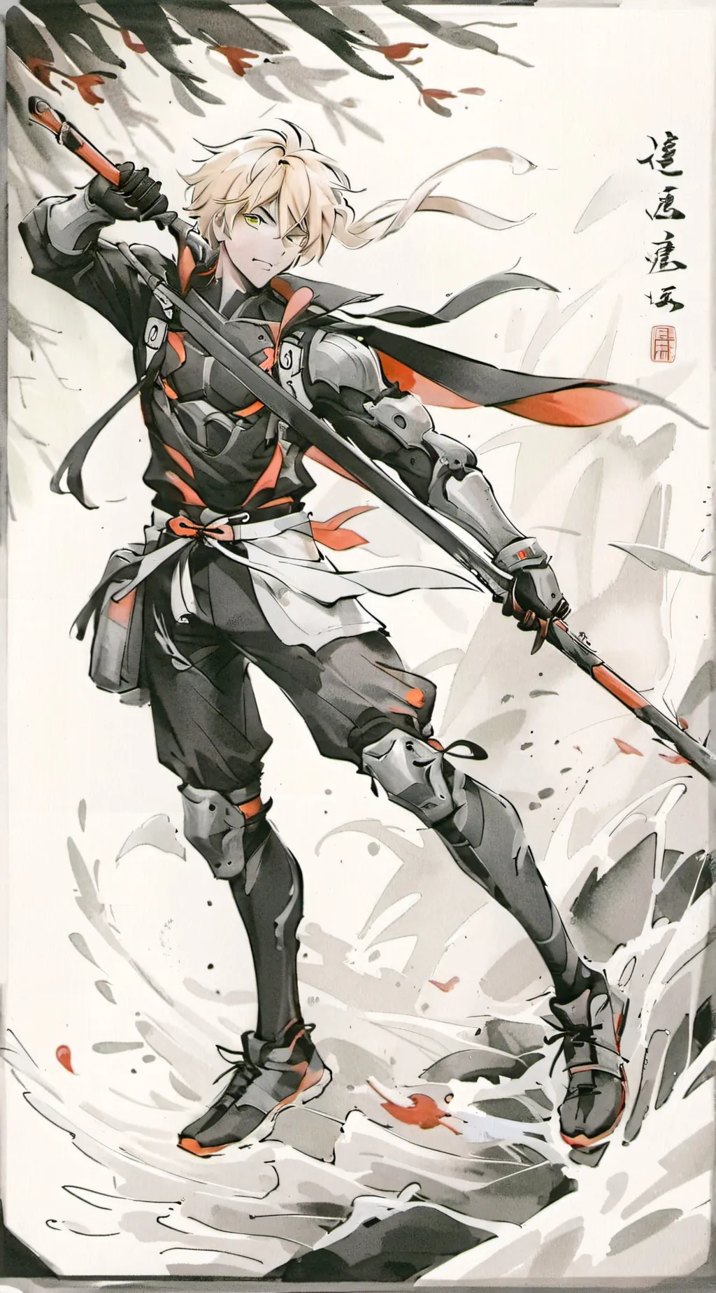 ai character: bakugo background