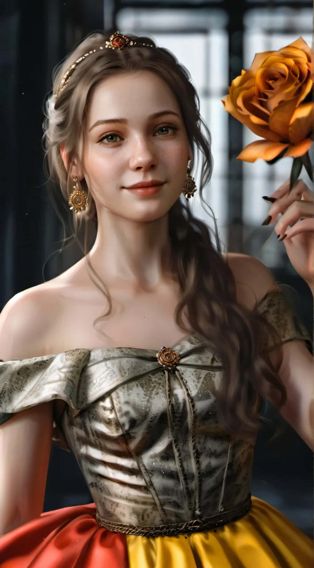 ai character: Belle background