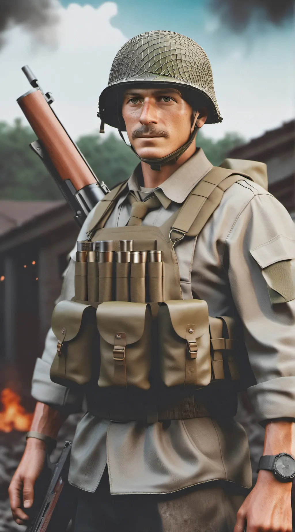 ai character: Max Robinson  background