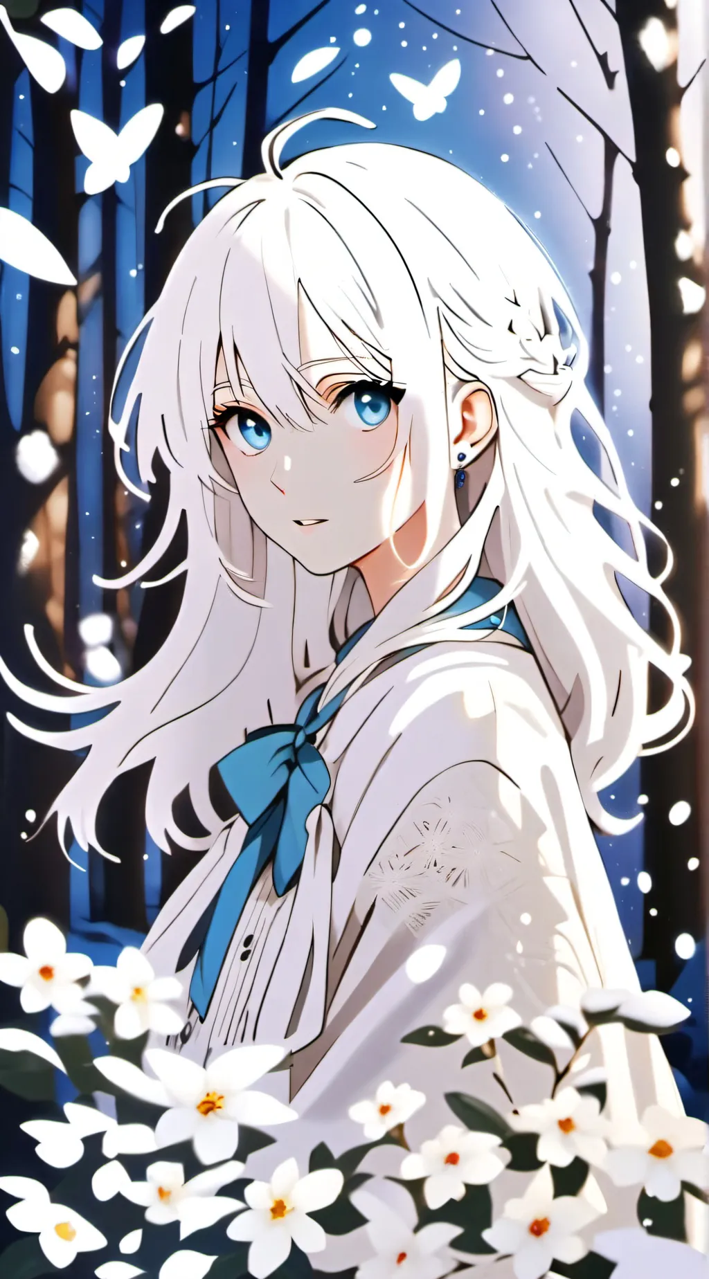 ai character: Rose background