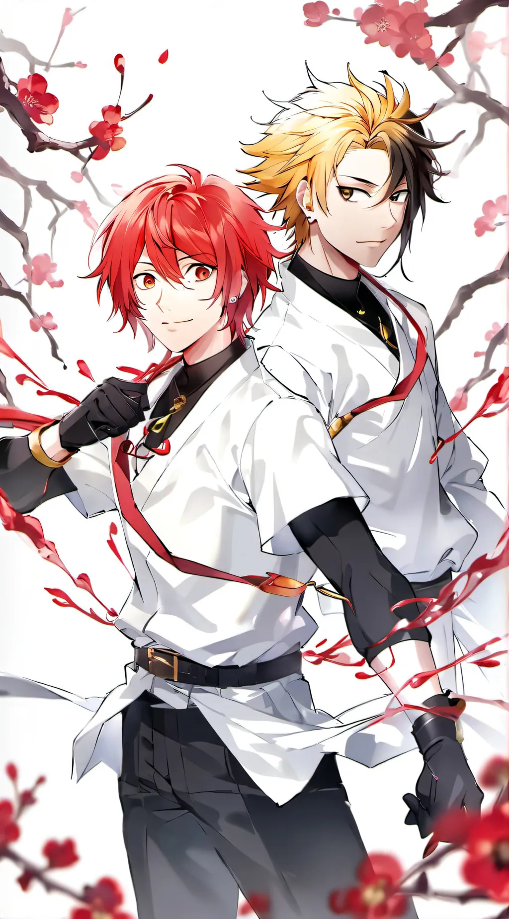 ai character: Denki X Kirishima  background