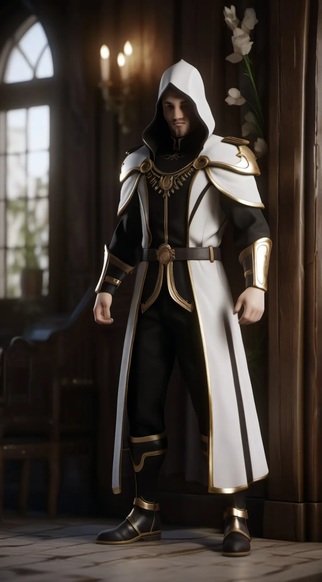 ai character: new large cam background