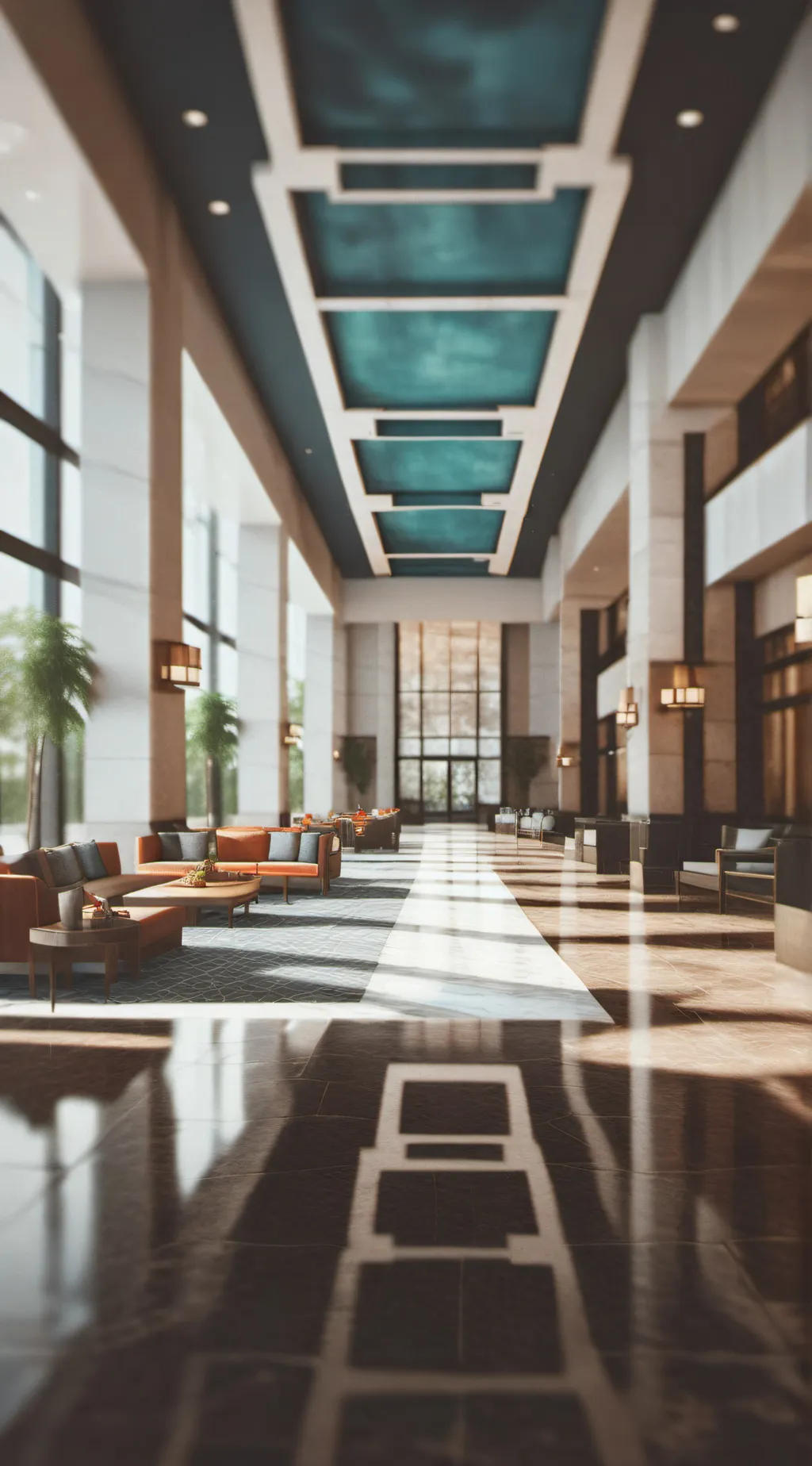 ai character: lobby background