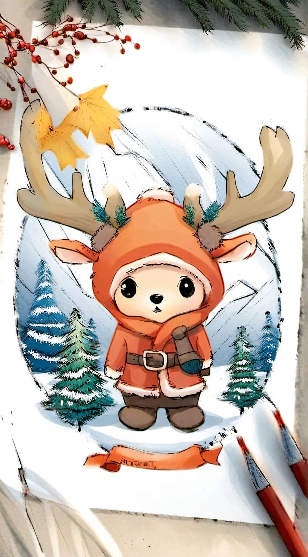 ai character: Tony Tony chopper background