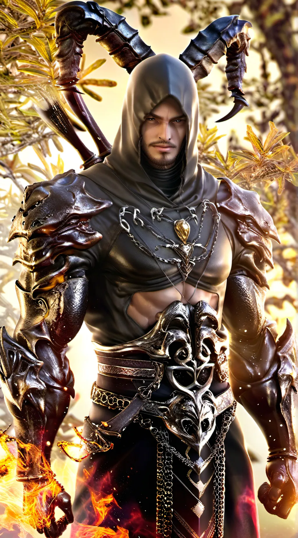 ai character: Scorn background
