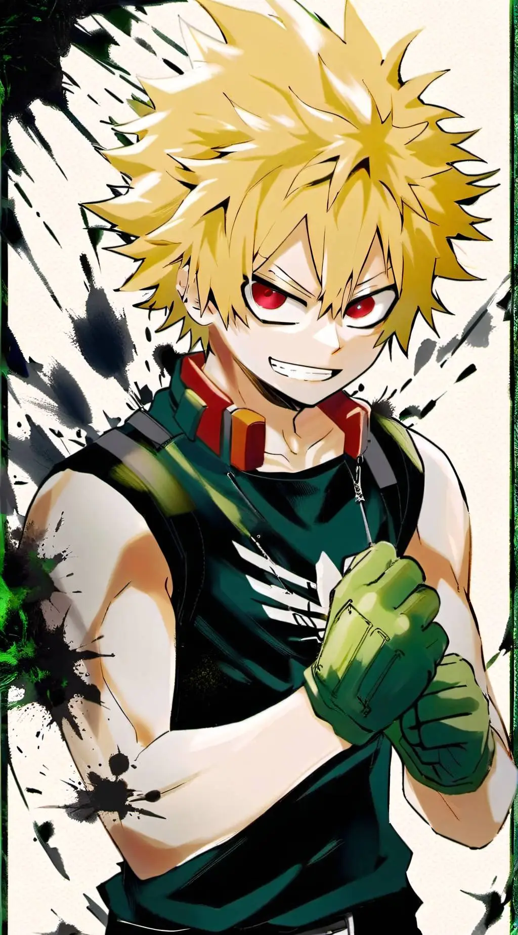 ai character: Bakugo background