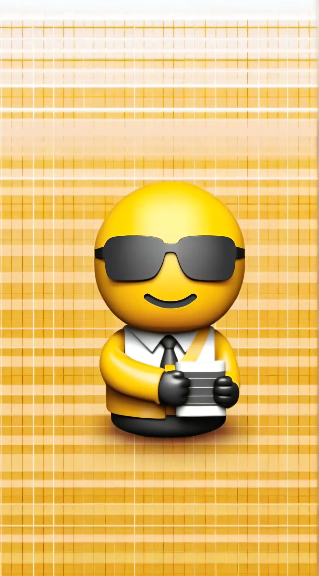 ai character: Emoji background