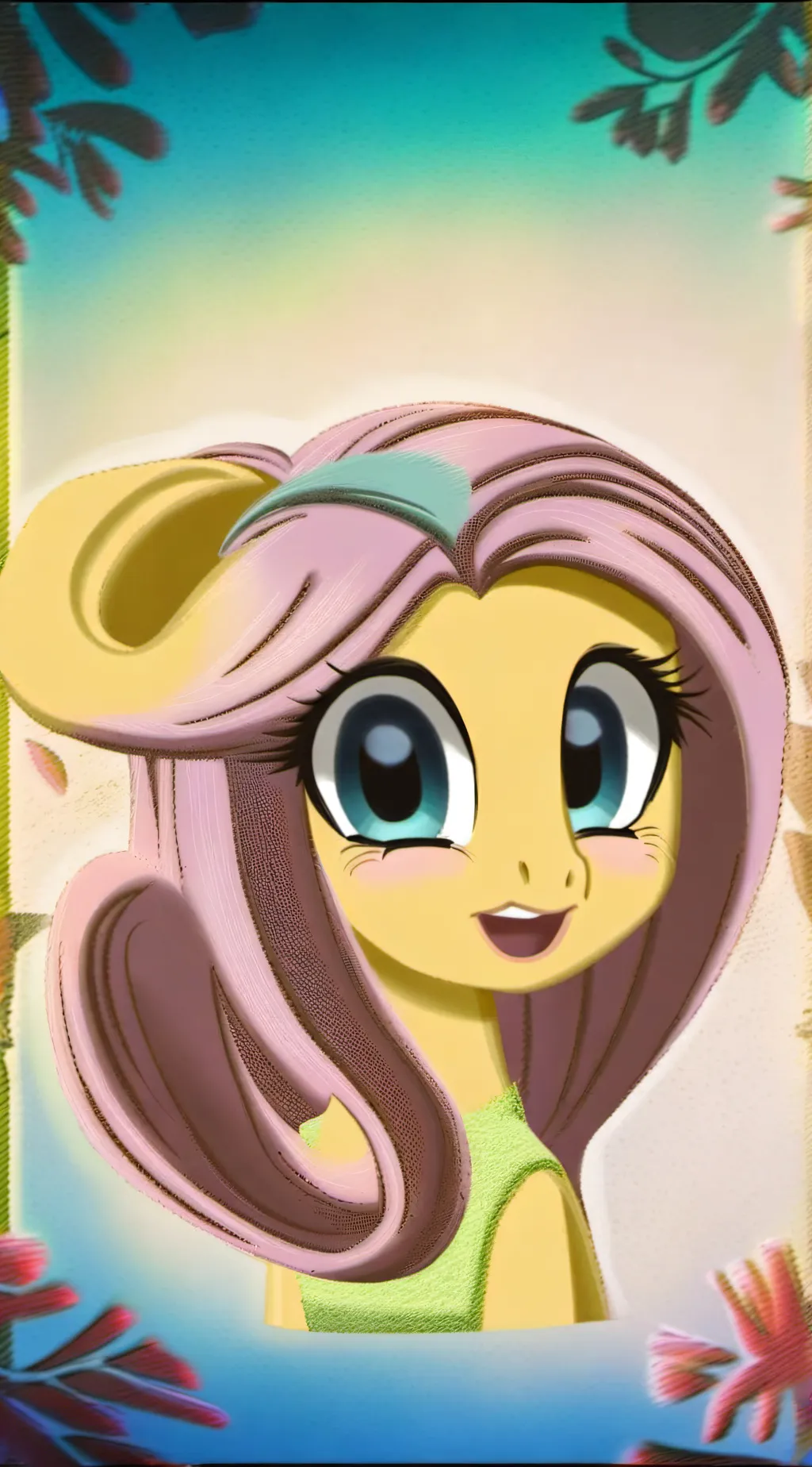 ai character: Fluttershy background