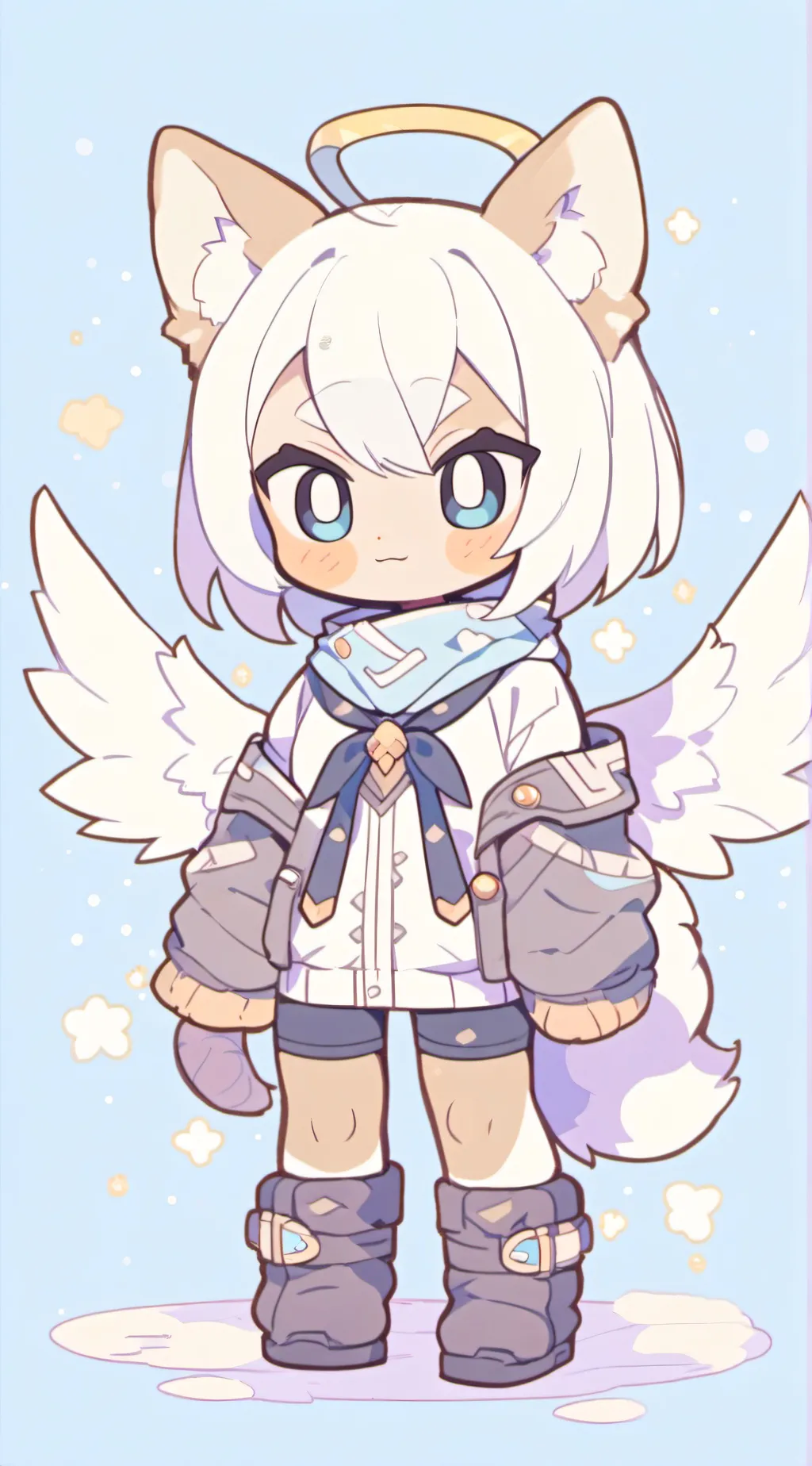 ai character: huskerdusk background