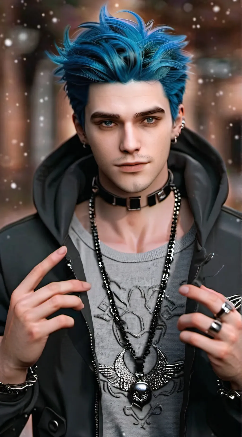 ai character: Teen hades  background