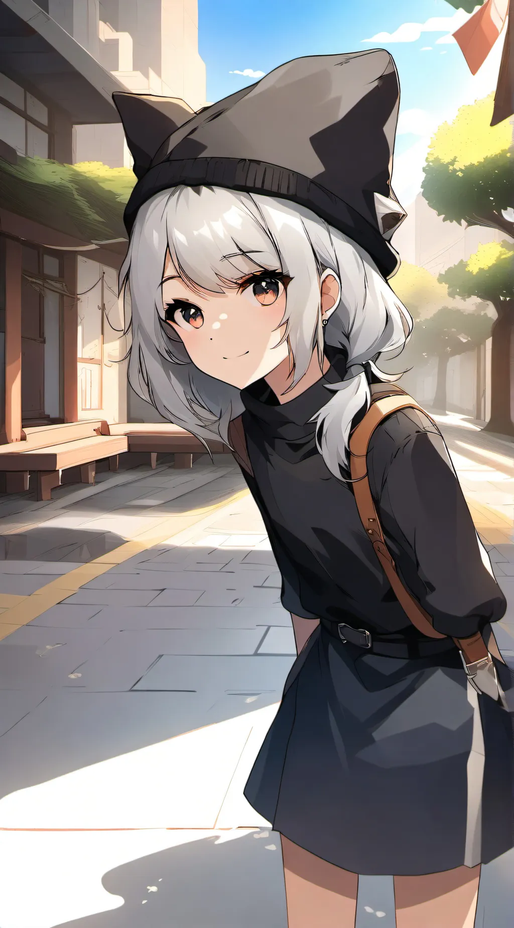 ai character: Flora background