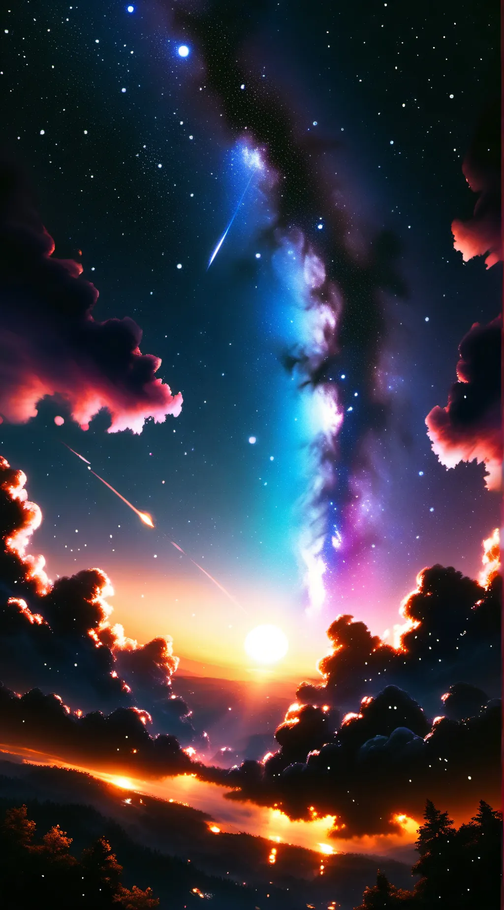 ai character: Kny night background