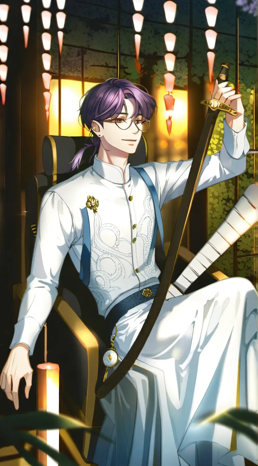 ai character: 夜,魅,魔,天,未 background
