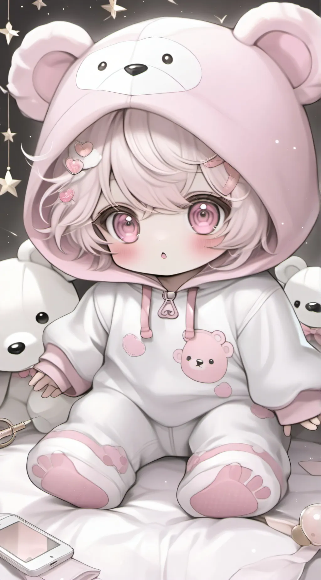 ai character: MHA BABY background