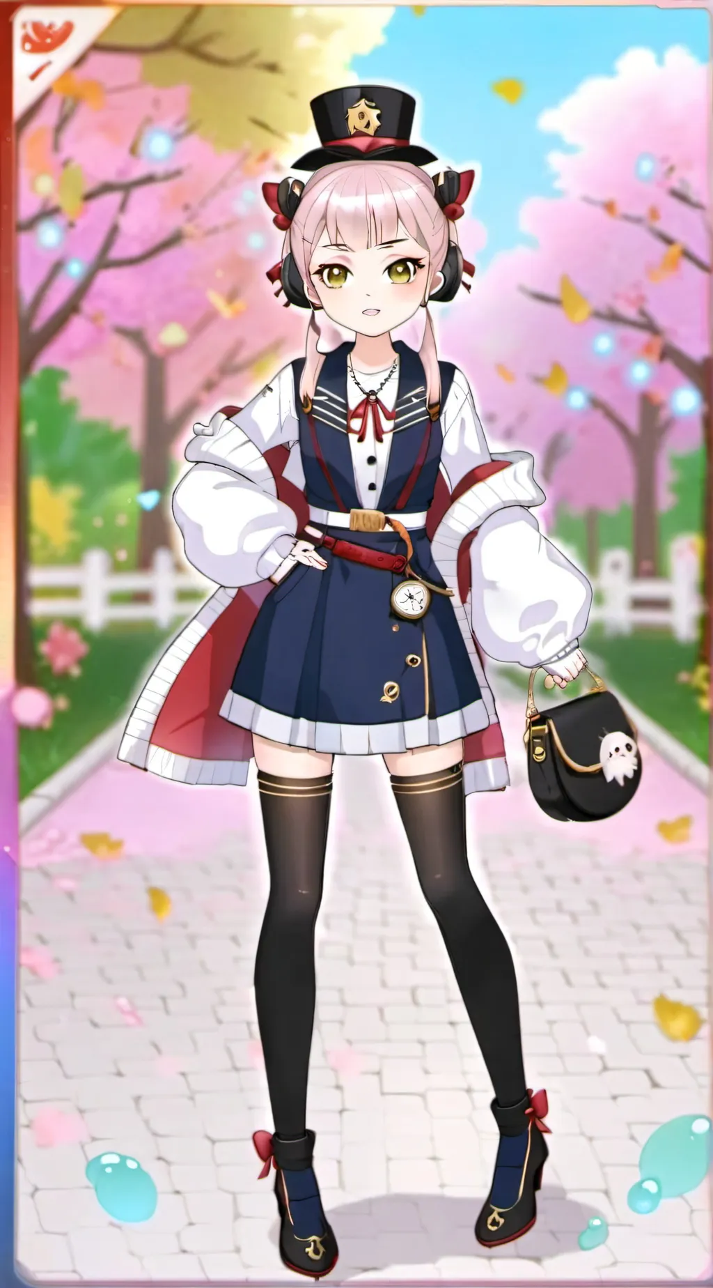 ai character: Shinelle.🌸 background
