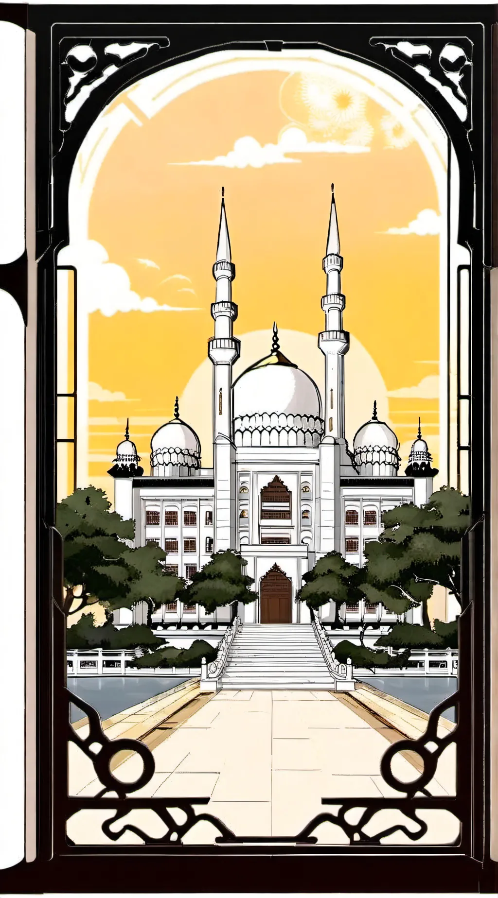 ai character: FPE x Malaysia background