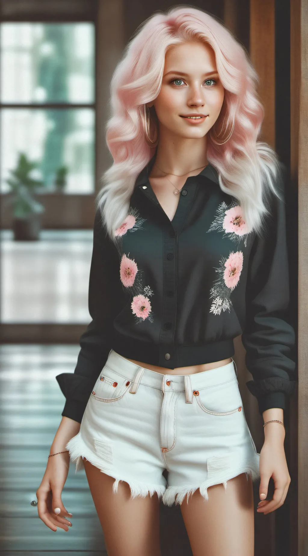 ai character: Lily  background